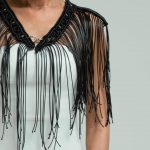 Deborah Bolero – El Örgüsü Omuz Aksesuarı – Siyah – Detay